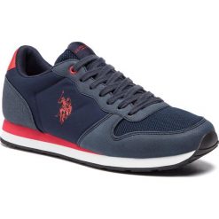 Sneakersy U.S. POLO ASSN. - Soren WILYS4087S9/HN1 Dkbl/Red. Niebieskie sneakersy męskie U.S. Polo Assn., na co dzień, bez wzorów, ze skóry ekologicznej, bez zapięcia. Za 299,00 zł.