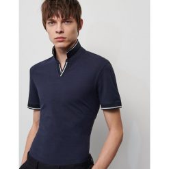 Koszulka polo regular fit - Granatowy. Niebieskie koszulki polo męskie Reserved, s, bez wzorów, bez rękawów. Za 79,99 zł.