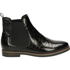 Botki - 54A005 C N J8. Czarne botki damskie skórzane marki Venezia, na obcasie. Za 399,00 zł.
