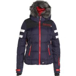 Superdry RACER Kurtka snowboardowa dark blue. Niebieskie kurtki sportowe damskie Superdry, l, z nylonu. W wyprzedaży za 899,10 zł.