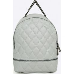 Answear - Plecak skórzany Stripes Vibes. Szare plecaki damskie ANSWEAR, z materiału. W wyprzedaży za 249,90 zł.