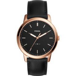 Zegarek FOSSIL - The Minimalist FS5376 Black/Rose Gold. Czarne zegarki męskie marki Fossil. Za 479,00 zł.
