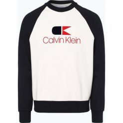 Calvin Klein - Męska bluza nierozpinana, niebieski. Niebieskie bluzy męskie Calvin Klein, xl, z nadrukiem, sportowe, bez kołnierzyka, bez rękawów, bez kaptura. Za 499,95 zł.