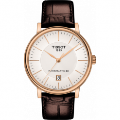 ZEGAREK TISSOT CARSON PREMIUM AUTOMATIC T122.407.36.031.00. Różowe, analogowe zegarki męskie TISSOT, złote. Za 2950,00 zł.