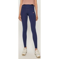 Tommy Sport - Legginsy. Niebieskie spodnie damskie Tommy Sport, s, z elastanu, z podwyższonym stanem. Za 249,90 zł.