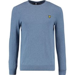Swetry klasyczne męskie: Lyle & Scott CREW Sweter light blue