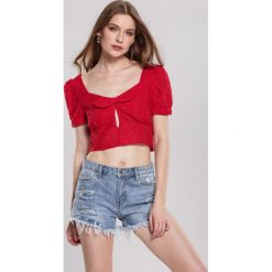 Czerwony Top Thwart. Czerwone bluzki damskie other, s, bez wzorów, bez kołnierzyka. Za 59,99 zł.