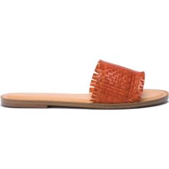 Aldo Larauclya Kapcie Pomarańczowy. Pomarańczowe kapcie damskie ALDO, ze skóry. Za 223,95 zł.