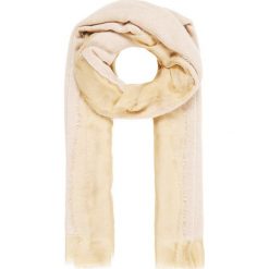 FTC Cashmere SCARF BIG Szal champagne. Brązowe szaliki damskie marki FTC Cashmere, bez wzorów, z kaszmiru. W wyprzedaży za 818,35 zł.