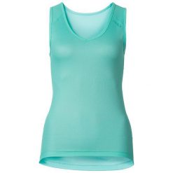 Odlo Koszulka damska Singlet CUBIC zielona r. XL (140291). T-shirty damskie marki Odlo, xl. Za 55,43 zł.