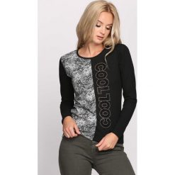 Bluzki damskie: Czarna Bluzka Cool Look