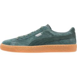 Puma BASKET CLASSIC WEATHERPROOF Tenisówki i Trampki green gables. Zielone tenisówki męskie marki Puma, z materiału. W wyprzedaży za 272,35 zł.