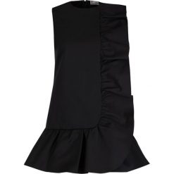 Sukienka koktajlowa Red Valentino SR0VAH35. Czarne sukienki damskie Red Valentino, bez wzorów, z poliesteru, wizytowe, bez kołnierzyka, bez rękawów. W wyprzedaży za 939,00 zł.