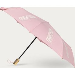 Moschino - Parasol. Różowe parasole MOSCHINO, bez wzorów. Za 279,90 zł.