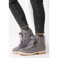 Ciemnoszare Traperki 95 Tears. Szare buty zimowe damskie marki vices. Za 69,99 zł.