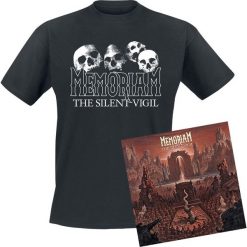 T-shirty męskie: Memoriam The silent vigil CD + T-Shirt standard