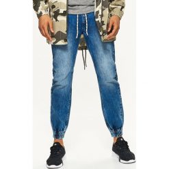 Jeansy JOGGER - Niebieski. Niebieskie jeansy męskie marki Cropp, m, z jeansu. Za 99,99 zł.