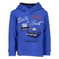 Blue Seven Chłopięca Bluza Z Samochodami 92 Niebieski. Niebieskie bluzy chłopięce marki Blue Seven, z nadrukiem. Za 79,00 zł.