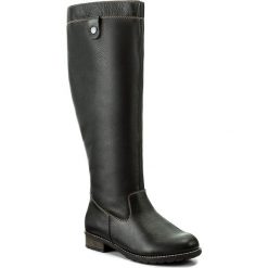 Buty zimowe damskie: Oficerki RIEKER – Y3351-00 Black