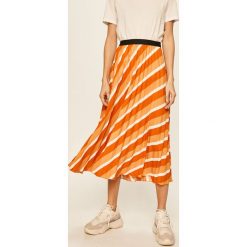 Only - Spódnica. Niebieskie spódniczki damskie ONLY, bez wzorów, z poliesteru, maxi, rozkloszowane. Za 169,90 zł.