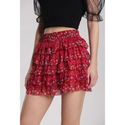 Bordowa Spódnica Eshita. Czerwone spódniczki damskie Renee, xl, bez wzorów, mini. Za 59,99 zł.