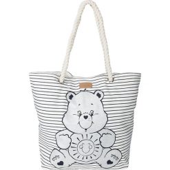 Shopper bag damskie: Shopper bag w kolorze białym – 43 x 55 x 17 cm