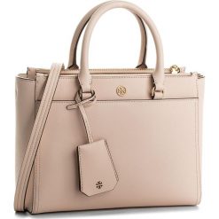 Torebki klasyczne damskie: Torebka TORY BURCH – Robinson Small Double-Zip Tote 46331 Pale Apricot/Royal Navy 688