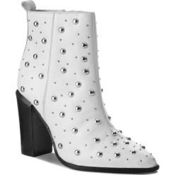 Buty zimowe damskie: Botki BRONX – 33994-N BX 1217 White 04