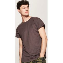 T-shirty męskie: T-shirt basic – Bordowy