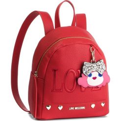 Plecak LOVE MOSCHINO - JC4254PP07KH0500 Rosso. Czerwone plecaki damskie Love Moschino, bez wzorów, ze skóry ekologicznej. W wyprzedaży za 549,00 zł.