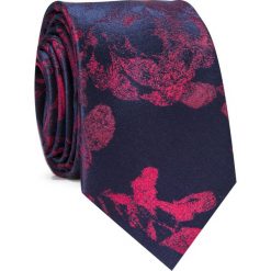 Krawat jedwabny KWWR000359. Czerwone krawaty męskie marki Giacomo Conti, z jedwabiu, eleganckie. Za 129,00 zł.