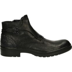Botki męskie - 6452 NER-NER. Czarne botki męskie Venezia, z gumy. Za 289,00 zł.