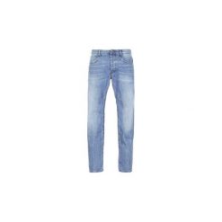 Jeansy straight leg G-Star Raw 3301 STRAIGHT. Niebieskie jeansy męskie marki G-Star RAW, m, bez wzorów, retro. Za 351,20 zł.