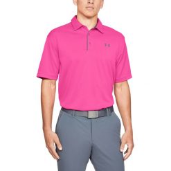 Under Armour Tech™ Polo Koszulka Różowy. Różowe podkoszulki męskie Under Armour, xs, bez wzorów, z poliesteru, bez rękawów. Za 188,95 zł.