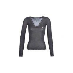 T-shirty z długim rękawem Guess PATTY. Szare t-shirty damskie Guess, s, bez wzorów, bez kołnierzyka. Za 219,00 zł.