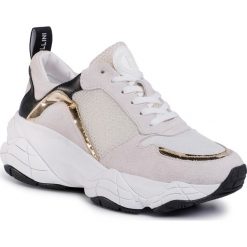 Sneakersy POLLINI - SA15076G0AT8110A Platino/Ivory. Białe półbuty damskie Pollini, ze skóry. W wyprzedaży za 599,00 zł.