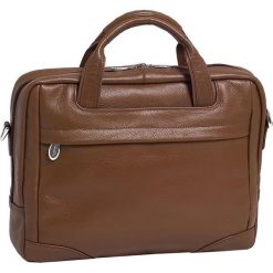 Torba na komputer osobisty Bridgeport brąz, skóra 17". Pomarańczowe torby męskie skórzane Mcklein, w paski, ze skóry, biznesowe, na ramię, duże. Za 769,00 zł.