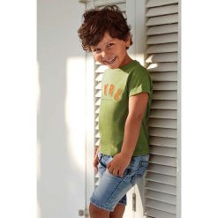 Mayoral - Spodnie dziecięce 92-134 cm. Niebieskie spodnie chłopięce Mayoral, bez wzorów, z elastanu. Za 106,90 zł.