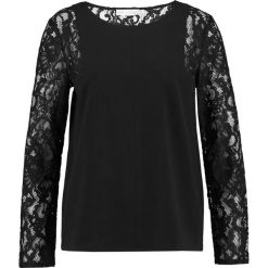 Bluzki damskie: See u Soon BLACK TOP WITH LACE SLEEVES Bluzka black