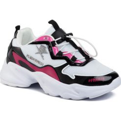 Sneakersy PLEIN SPORT - Runner Logos A19S MSC2423 STE003N Fuxia 33. Białe półbuty damskie Plein Sport, ze skóry ekologicznej. W wyprzedaży za 1019,00 zł.