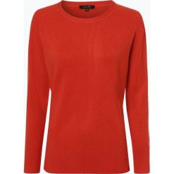 SvB Exquisit - Sweter damski z czystego kaszmiru, pomarańczowy. Brązowe swetry klasyczne damskie marki SvB Exquisit, z dzianiny. Za 699,95 zł.