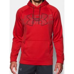 Bluzy męskie: Under Armour Bluza męska AF Graphic PO Hoodie czerwona r. XS (1313503-600)