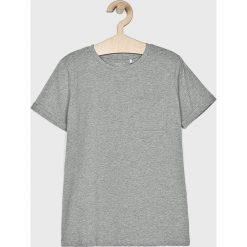 Name it - T-shirt dziecięcy 116-164 cm. Szare t-shirty chłopięce Name it, bez wzorów, z elastanu, bez rękawów. W wyprzedaży za 24,90 zł.