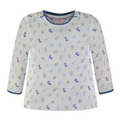 T-shirty chłopięce z długim rękawem: Koszulka w kolorze białym
