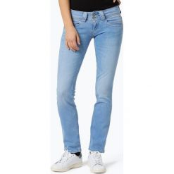 Spodnie z wysokim stanem: Pepe Jeans – Jeansy damskie – Venus, niebieski