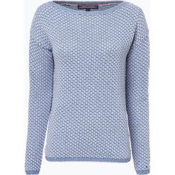 Swetry klasyczne damskie: Tommy Hilfiger – Sweter damski – Venus, niebieski