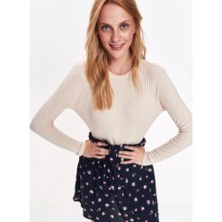 SWETER DŁUGI RĘKAW DAMSKI DOPASOWANY. Szare bez kategorii Top Secret, na zimę. Za 59,99 zł.