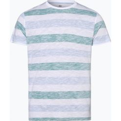 Nils Sundström - T-shirt męski, niebieski. Niebieskie t-shirty męskie marki Nils Sundström, s, w paski, z bawełny, bez kołnierzyka. Za 59,95 zł.