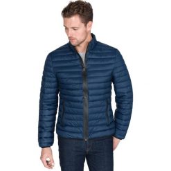 Trussardi Jeans Kurtka Niebieski. Niebieskie płaszcze męskie Trussardi Jeans, na jesień, bez wzorów, z jeansu, bez kaptura. Za 981,95 zł.