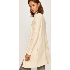 Vero Moda - Kardigan. Brązowe swetry damskie Vero Moda, s, bez wzorów, z dzianiny, bez rękawów, bez kaptura. W wyprzedaży za 99,90 zł.